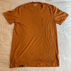 Surly Merino Wool Pocket T-Shirt Orange Medium